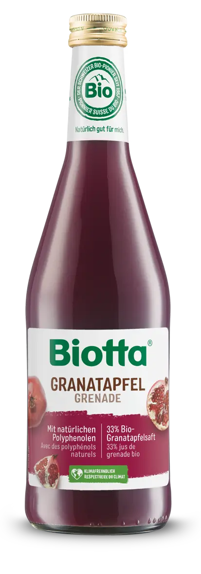 Jus grenade Biotta bienfait antioxydant