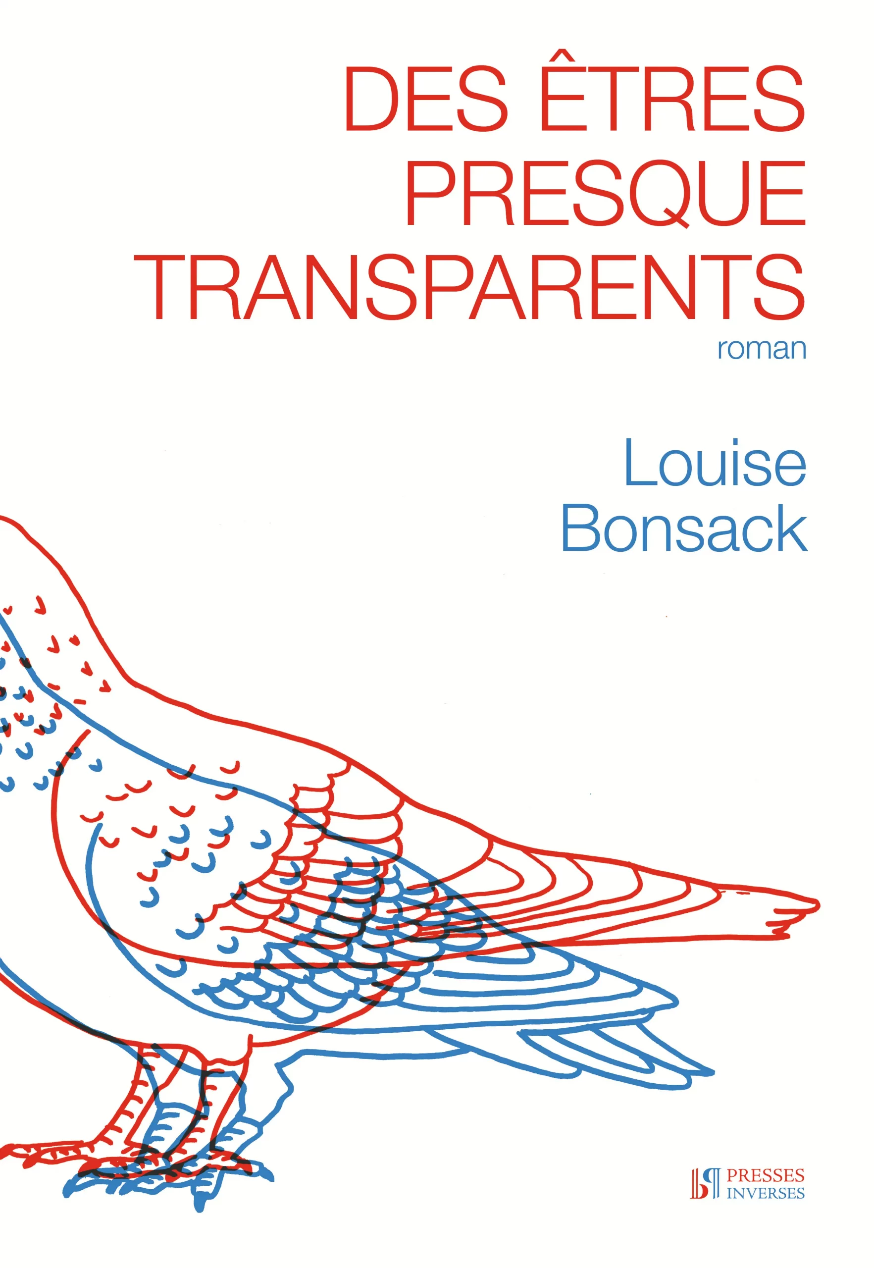 Image de la couverture de "Des êtres presque transparents" de Louise Bonsack. Sélection de livres : nos coups de cœur